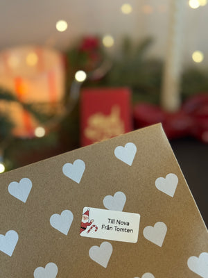 White Christmas 40*20mm, 320 pcs