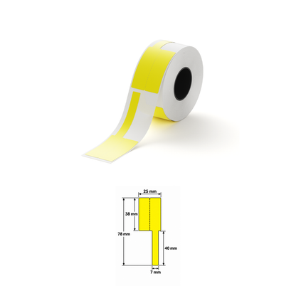 Kabel-etiketter till Niimbot M2_H & M3, flera storlekar