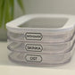White Labels 40*20 mm, 320 pcs