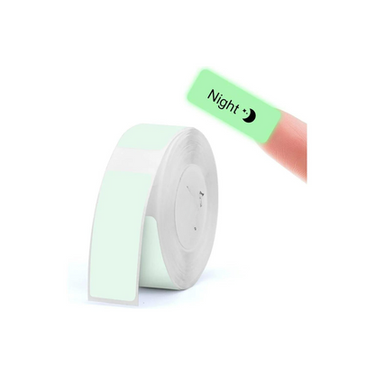 Luminous labels, 13 x 35 mm, glow in the dark, 90-pack